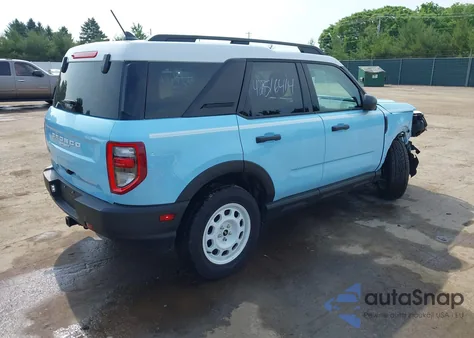 2024 Ford Bronco Sport Heritage из США, поврежденный, VIN 3FMCR9G69RRF69813